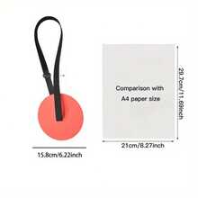 1/4pcs Soccer Goal Training Target, Adjustable Strap Length, Hanging Shot Practice Trainer, Improve Accuracy, Suitable For Soccer, Baseball And Other Sports, Soccer Training Target Disc, Soccer Sports Accessories, Soccer Training Equipment, Durable TPE Material, Improve Hit Rate, Perfect Choice For Soccer Field Equipment, Outdoor Sports Accessories, Outdoor Activities, Sports Equipment, Soccer Gift, Men's Gift, Soccer Matches - Multicolor - View 4