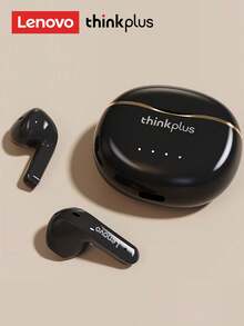 Lenovo X16 Bluetooth Earphones, Half In-Ear Style, Hi-Fi Sound Effect, Large Dynamic Driver, High Audio Quality, High-Definition Calls With Microphone, Suitable For Daily Music Listening, Gaming, Sports, Wireless Earbuds Compatible With Smartphones And Computers