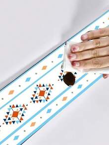 Waterproof PVC Skirting Board Window Sill Door Frame Renovation Sticker Living Room Wire Tile Waistline Kickboard Wall Sticker - Lime Green - View 5