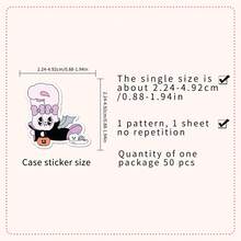 50pcs Cartoon Esther Bunny Stickers Cute Rabbit Decor Bunny Stuff Colored Stickers Graffiti Stickers Vinyl Waterproof Stickers For Journaling Computer Scrapbook Luggage Water Bottle Phone Gifts - Multicolor - View 5