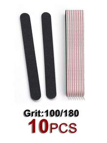 Black Nail File, Straight Nail Buffing Block, High Quality Non-Shedding Nail Buffing Block - Black - View 14