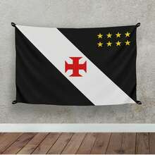 Bandeira Decorativa - Vasco - Multicolorido - Visão 2