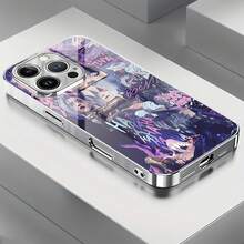 Funda Jinx HD de vidrio templado para móvil, diseñada con grafitis y personajes atrevidos. Es compatible con los modelos  17,  16,  16 Pro Max,  15,  15 Pro Max,  14,  13,  12 y  11 Pro. Fabricada en TPU, ofrece protección a prueba de golpes. Es un regalo ideal para familiares, amigos, niños, cumpleaños, el Festival de Primavera, días festivos, novios, novias y San Valentín.funda de ,  funda de  16, Navidad,  fundas de , funda de  15,  17 Pro Max, fundas para - Plateado - Ver 5