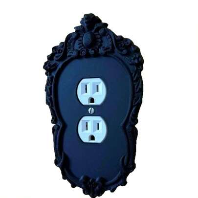 1 Piece Gothic Victorian Style Switch Panel Cover - Easy To Install, Battery Free, Perfect For Home Lighting And Ceiling Fans