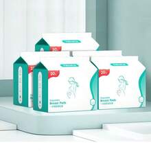 30 miếng lót thấm sữa dùng một lần, siêu mỏng và thoáng khí, chống rò rỉ, ít gây dị ứng, thiết kế vừa vặn thoải mái, cần thiết cho phụ nữ sau sinh và em bé. - trắng - Xem 6