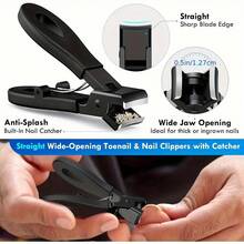 7 件套加厚指甲钳套装，专为老年人设计 - 宽开口脚趾甲钳，适合修剪厚厚的嵌甲和修脚，专业锋利耐用的指甲钳，专业指甲护理套装，男女通用旅行包，是送给朋友、男友和父母的绝佳万圣节和圣诞节礼物。 - 彩色 - 查看 6
