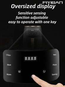 FIYIBAN 4.2QT Large Capacity Smart Fully Automatic Air Fryer, With Multi-Function LED Touch Screen, Suitable For Frying, Baking, Roasting Chicken, And Microwave Cooking - UK Plug(220-240V) - View 9