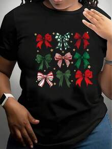 Camiseta Casual de Manga Corta para Mujeres 1 Pieza% Algodón Pesado - Cuello Redondo Cómodo, Camisetas Suaves y Adorables - Blanco - Ver 7