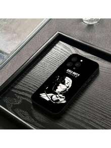 COD Call Of D-Duty Ghost Phone Case Black Shell Cover Compatible With 17/16/15/13/14 Pro Max/ 11Plus/X/Xr/Xs Max/12mini Compatible Models, Cover Compatible With  17 Pro Case,  17 Pro Max Case,  17 Case,  16 Pro Case - Z5 - 查看 8