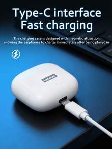 Lenovo Thinkplus LP40 Headphones Wireless Bluetooth 5.0 Sports Noise Cancelling Headphones Chinese Package - White - View 8