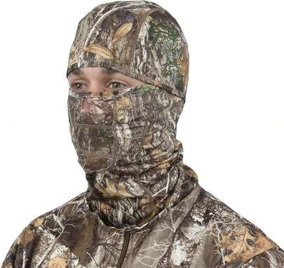 Allen Company Vanish Stretch Fit Camouflage Balaclava, Camo Hunting Face Cover