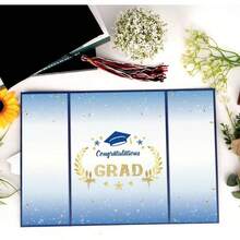 Graduation Decorations 2026, Black Gold Graduation Guest Book, Class Of 2026 Grad Guestbook Graduates Signature Congrats Grad Graduation Party Decorations Favors Supplies Gifts Idea Table Decor - Blue - View 7