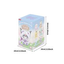 Miniso Sanrio My Melody/Kuromi/Hello Kitty Island Fox Series Vinyl & Plush Blind Box Character Fox Costume Style & Plush Texture Vinyl & Short Plush Material Cute Details Ideal For Desk Decor & Collection Doll(1 PC Random Delivery) - Multicolor - View 11