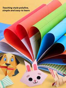 3D Creative Origami Craft Set, Group Game DIY Paper Cutting, Enhance Hands-On Ability And Thinking Skills, Inspire Imagination, Suitable For Family Games, Can Be Used As Learning Gift, Party Favor Or Holiday Gift.