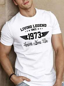 Camiseta estampada para uso diario de hombres, un regalo creativo adecuado para hombres y mujeres, su camiseta de estilo urbano a la moda - Blanco - Ver 7