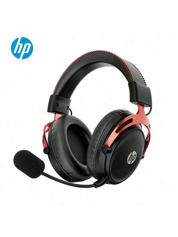 HP GH20pro Over-Ear Gaming Headset, FPS Game Designed For Sound Positioning, 7.1 Channel Surround Sound, Multi-Mode Wired And Wireless Connectivity, Black And Red - Black and Red - View 6