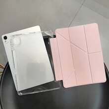 适用于小米 Redmi Pad 2 11 英寸平板电脑的保护套，带磁吸式屏幕保护盖、高透明亚克力背板、可自由 DIY、时尚智能的 Y 型折叠支架保护套，兼容小米 Redmi Pad SE 11 英寸（2023 年款）/ 7 英寸（11.2 英寸）平板电脑保护套 - 高透亞克力 - 查看 70