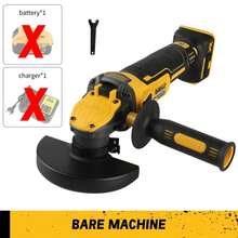 Angle DCG409 20V Cordless Brushless Power Cutting 125mm Rechargeable Portable Polisher(NO Battery) - DCG409 No Battery - View 3