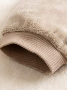 mini bala 男童和女童双面羊毛家居服睡衣套装婴儿加厚睡衣冬季系列