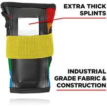 187 KILLER PADS Muñequeras para Skateboarding(Arco iris XS) - Multicolor - Ver 5