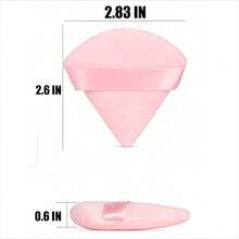 20/10 miếng bông mút tam giác nhung giá rẻ - Bông trang điểm tái sử dụng, thích hợp cho kem nền, kem BB và trang điểm, hoàn hảo cho trang trí phòng, du lịch và quà tặng giá cả phải chăng cho phụ nữ, giá rẻ, Ngày Valentine, đồ rẻ tiền, du lịch, đồ dùng cần thiết khi đi du lịch, trang trí phòng, quà tặng Valentine, đồ rẻ tiền, phòng, đồ 1 đô la, đồ dùng cần thiết cho kỳ nghỉ, quà tặng cho phụ nữ, phòng ngủ, Valentine, 99 xu - Hồng - Xem 1