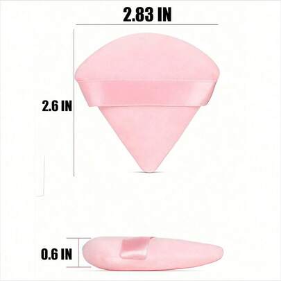 20/10pcs Budget-Friendly Velvet Triangle Sponges - Reusable Makeup Puffs, Suitable For Foundation, BB Cream & Makeup, Perfect For Room Decor, Travel & Affordable Gifts For Women,Cheap,Valentine's Day,Cheap Items,Travel,Travel Essential,Room Decor,Valentine's Gift,Cheap Stuff,Room,1 Dollar Items,Vacation Essentials,Gifts For Women,Bedroom,Valentine,99 Cent