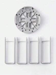 1pc Adjustable Kitchen Sink Dish Drying Rack, Multifunctional Bowl Storage Holder Stand - Multicolor - View 7