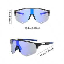 Fashionable And Personalized Adult Outdoor Sports Professional Cycling Goggles, Including Cycling Colored Goggles, Road Cycling Sports Goggles, Hiking Goggles, Windproof And Sand Proof Hiking Goggles, Fishing Goggles, Hiking Goggles, 1 Pair - Multicolor - View 4