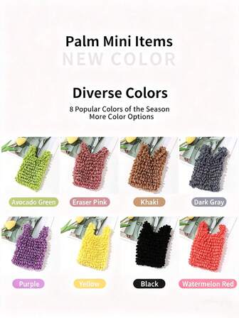 Magic Foldable Handbag - Cute Retractable Reusable Shopping Tote Bag For Women, Portable Wristlet With Ruffled Edges, Durable Polyester Waterproof Tote For Grocery, Travel, Beach