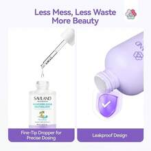 SAVILAND Monomer Acrylic Nail: 4 Oz Acrylic Monomer With  12 Acrylic Nail Brush Acrylic Powder Application, Non-Yellowing Acrylic Nail Monomer Home & Nail Salon Use - 6.76 液盎司單體 + 除臭劑 - 查看 7