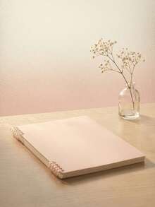 Cuaderno de espiral tamaño B5 - Cuaderno de papel cuadriculado desmontable estilo INS, adecuado para estudiantes universitarios, diseño suave de anillo anti-punzante, planificador de estudio lindo en tonos pastel - Multicolor - Ver 1