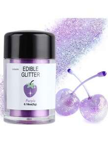 Edible Glitter - 5g Edible Luster Dust Metallic Coloring Glitter For Cakes, Baking, Cake Decorating - Edible Dust Powder Shimmer Sprinkle Powder For Icing,Candy