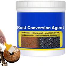 12.3Oz Rust Converter Metal Anti - Rust Protective Barrier - Based, Highly Effective, Professional Rust Dissolver Metal Grille, Bike, Fence, Door, Goal