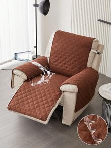 1PC Waterproof Pet-Proof Single-Seater Sofa Slipcover, All-Season Use, Machine Washable, Pet Stain Resistant, Multi-Color Options Chair Cover, Integrated Modern Minimalist Style - Multicolor - View 6