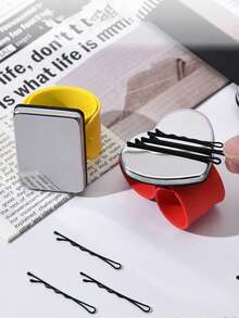 1pc Hair Styling Tools Professional Magnetic Silicone Bracelet Wrist Band For Hair Clips And Hairpins Adsorption Make Up Watch Band Magnetic Sewing Pin Cushion ,Hair Styling Kit - Multicolor - View 3