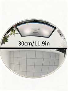 这款时尚超大壁镜直径达 30 厘米（约 12 英寸）。这款神奇的壁挂式玄关镜不仅可以用作镜子，还可以用作自拍镜、汽车盲点镜和道路凸面安全镜，角度可调。它还配备一个带鱼眼镜头的圆形凸面交通镜，适合日常使用。 - 彩色 - 查看 8