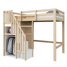 Kids Bed Frames, Headboards & Footboards - Natural Wood + Wood + 90cm*200cm-2 - View 7