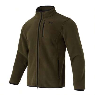 Under Armour Chaqueta de forro polar APAC M BF-GRN, chaqueta casual y holgada para uso diario para hombres