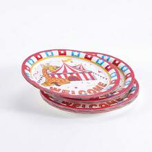7-Inch And 9-Inch Disposable Party Paper Plates, Circus Carnival Printed Party Supplies, Dessert Paper Plates, Disposable Paper Plates Suitable For Birthday, Celebration, Party Decorations - Multicolor - View 5
