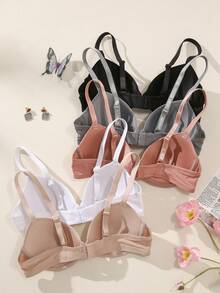Bộ 5 áo ngực có gọng thời trang nữ MIMILEMON - Nâng đỡ, định hình và nâng ngực, gợi cảm nhưng vẫn thoải mái suốt cả ngày. - Nhiều màu - Xem 11
