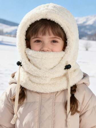 Autumn/Winter Kids Warm Balaclava Ski Mask Neck Warmer Beanie Hat