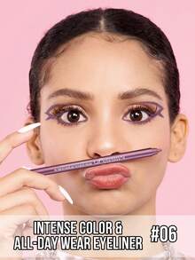 MISSLYN Intense Color Long-Lasting Eyeliner Liquid, Eyeliner Pencil, Eye Makeup, Mousse Texture, Refill Cartridge, Smooth And Soft, Non-Sticky, One-Stroke Application, Non-Pulling On Eyelids, Vivid Color, High Color Payoff, Smokey Makeup - #06 - Xem 2
