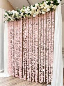 Dây hoa anh đào nhân tạo thêu, dài 2m (1/3/5 chiếc), thích hợp trang trí nhà cửa, địa điểm tổ chức đám cưới, treo tường phòng ngủ/phòng tắm, trang trí sân vườn, trang trí tiệc sinh nhật, trang trí ngày Valentine, đồ thủ công DIY, trang trí bình hoa, trang trí tiệc và đám cưới, cũng là món quà lý tưởng cho bạn bè. - Màu Hồng baby - Xem 1