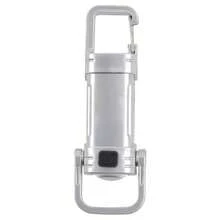 Linterna de llavero LED mini, recargable por USB, impermeable y portátil, adecuada para senderismo al aire libre, iluminación nocturna, iluminación de reparación, autodefensa, rescate de emergencia. Tamaño ultracompacto de solo 9,5 cm, ligero y fácil de llevar. - Luz blanca + luz lateral roja y verde intermitente - Ver 16