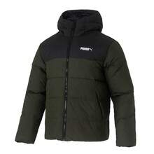 Puma 舒適連帽拉鍊保暖休閒防風休閒印花長袖羽絨外套 男女同款694699-70 棕綠色 - 棕綠色 - 查看 4