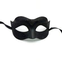 Couple's Deluxe Masquerade Ball Mask Set, Venetian Party Black Mask, Festival Celebration Mask, Carnival Costume Party Romantic Mask For Men And Women Valentine's Day Costume - Black - View 8
