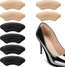 EstiloTendenciaNINEMAX Almohadillas De TalóN Adheribles Esponja Para Zapatos De Mujer Y Hombre 4 Pares, Plantillas Protectoras, Relleno Para Zapatos Grandes, Cojines De TalóN Para Evitar Ampollas Y RozadurasCalidad PremiumVersióN Mejorada - 1 - Ver 2