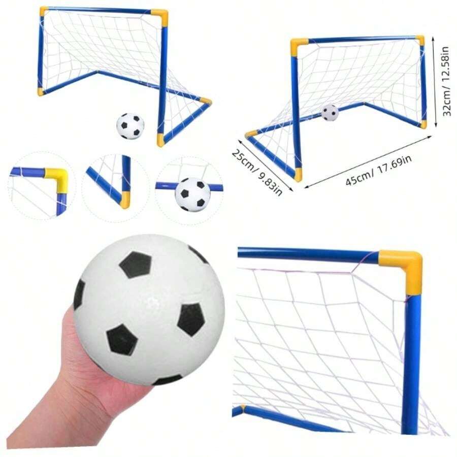 Marco De Portera De Ftbol Plegable Porttil para Exteriores De Ftbol para Patio Equipo De Entrenamiento - Colores surtidos - Ver 1