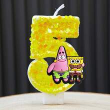 Candles, Cartoon Numeric 0-9 Birthday Cake Decorations, Cute Cartoon Party Supplies - Multicolor - View 14