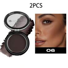 YOUNG VISION 1 Box Matte Bronzer Powder, Oil Control, Fine Velvet Texture, Seamless, Set Makeup, Contour, Highlight Hairline, Facial Makeup For Daily, Party, Performance - 彩色 - 查看 23